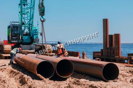 Способы погружения шпунта Ларсена в грунт при возведении ограждения строительного котлована